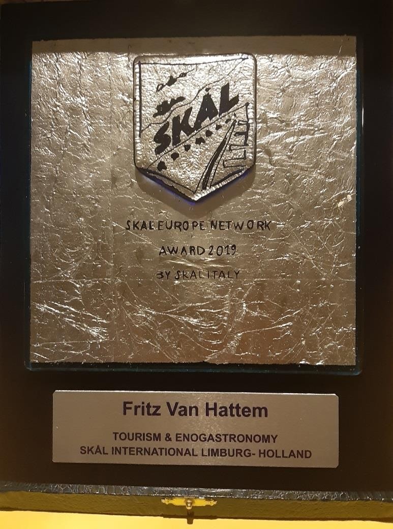 Skål Europe Award 2019 - Fritz Van Hattem
